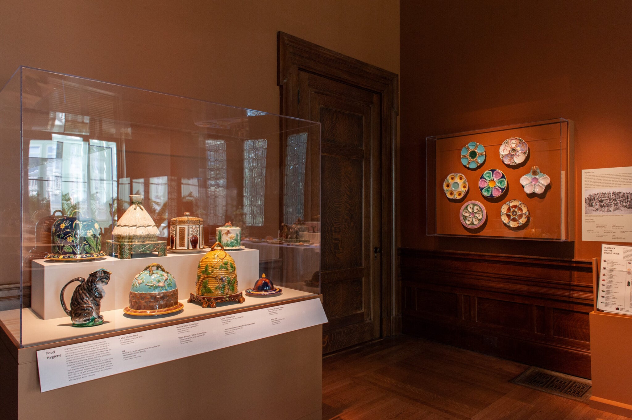 Installation view of Majolica Mania