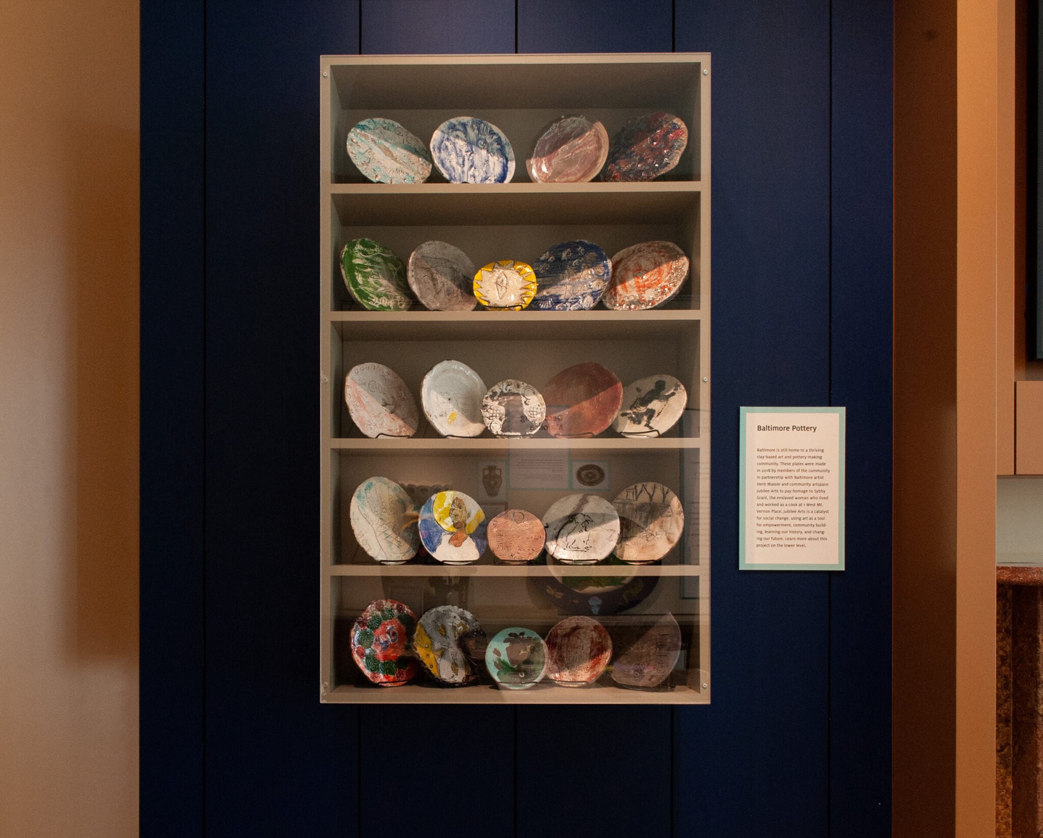Installation view of Majolica Mania