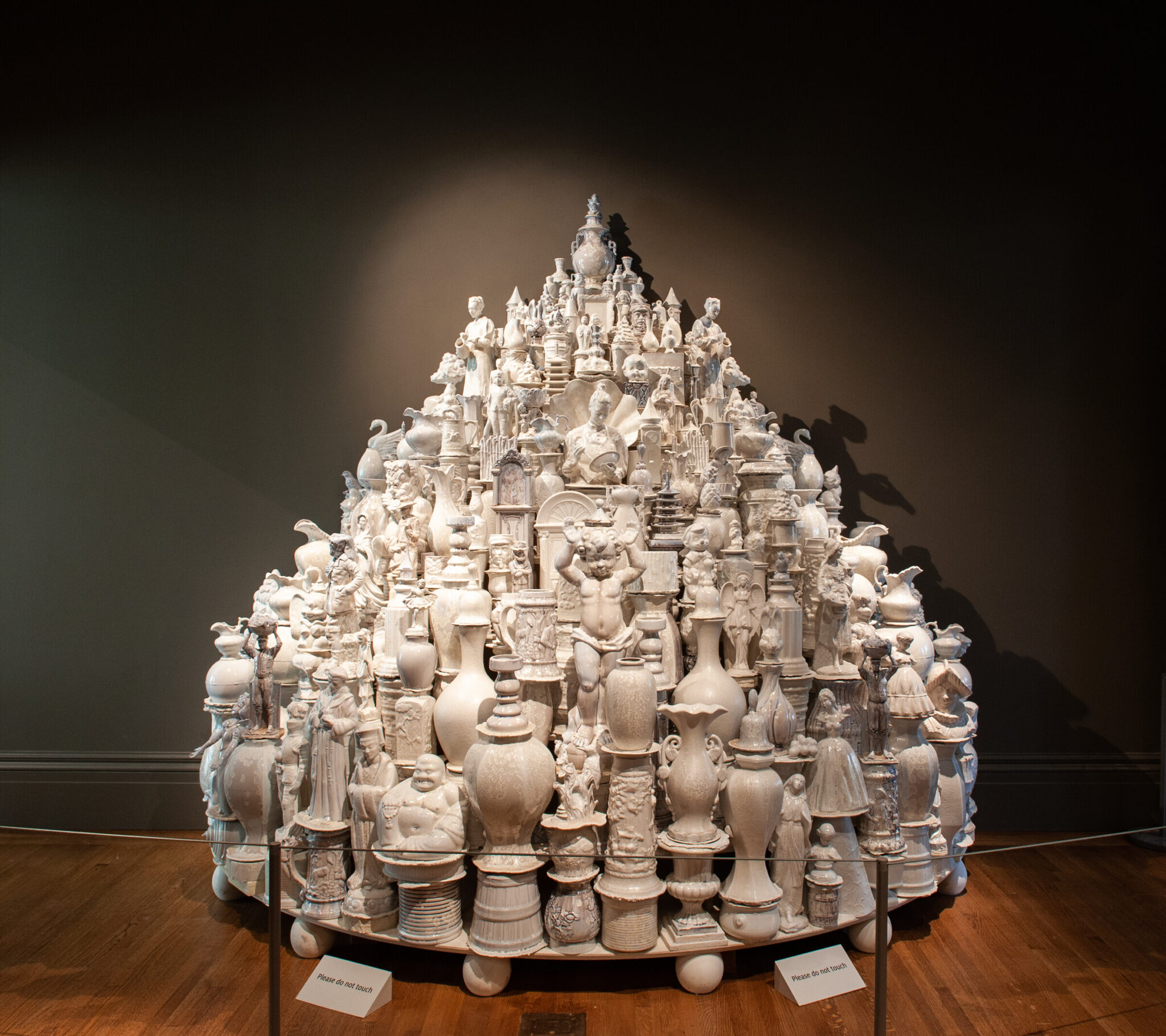 Installation view of Majolica Mania