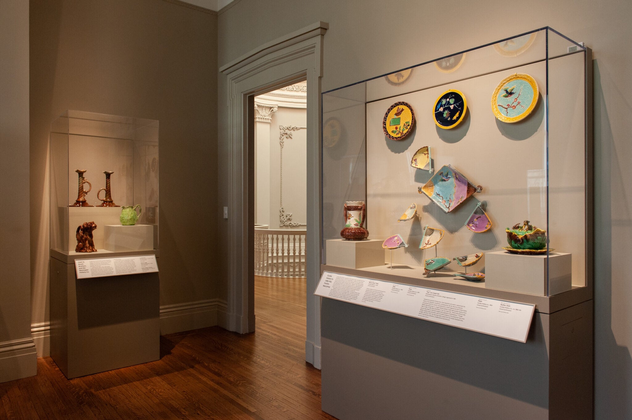 Installation view of Majolica Mania