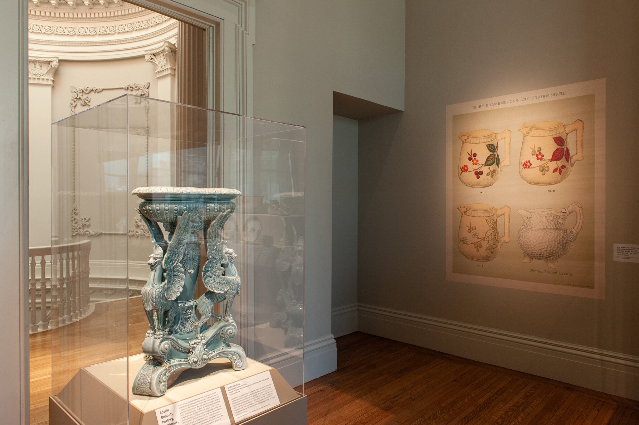 Installation view of Majolica Mania