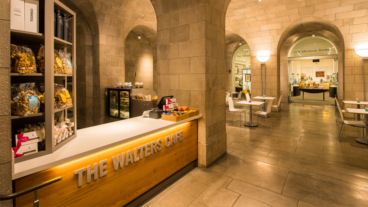 cafe at the walters art museum