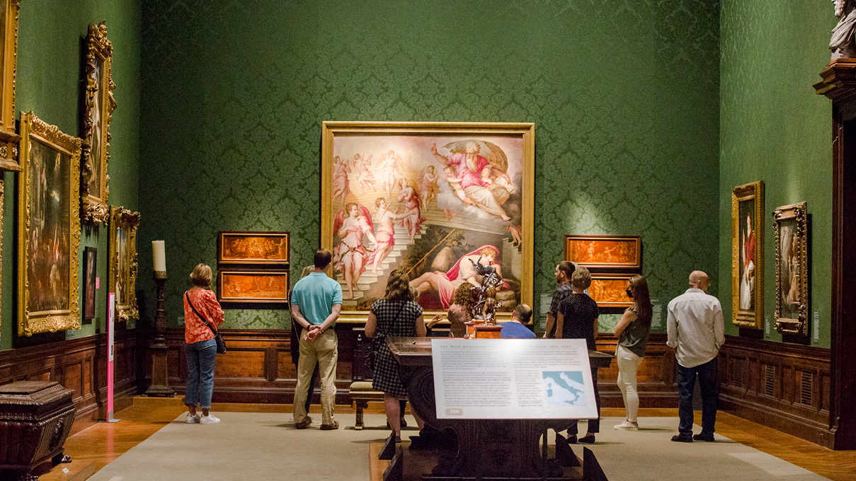 A tour of the museum galleries