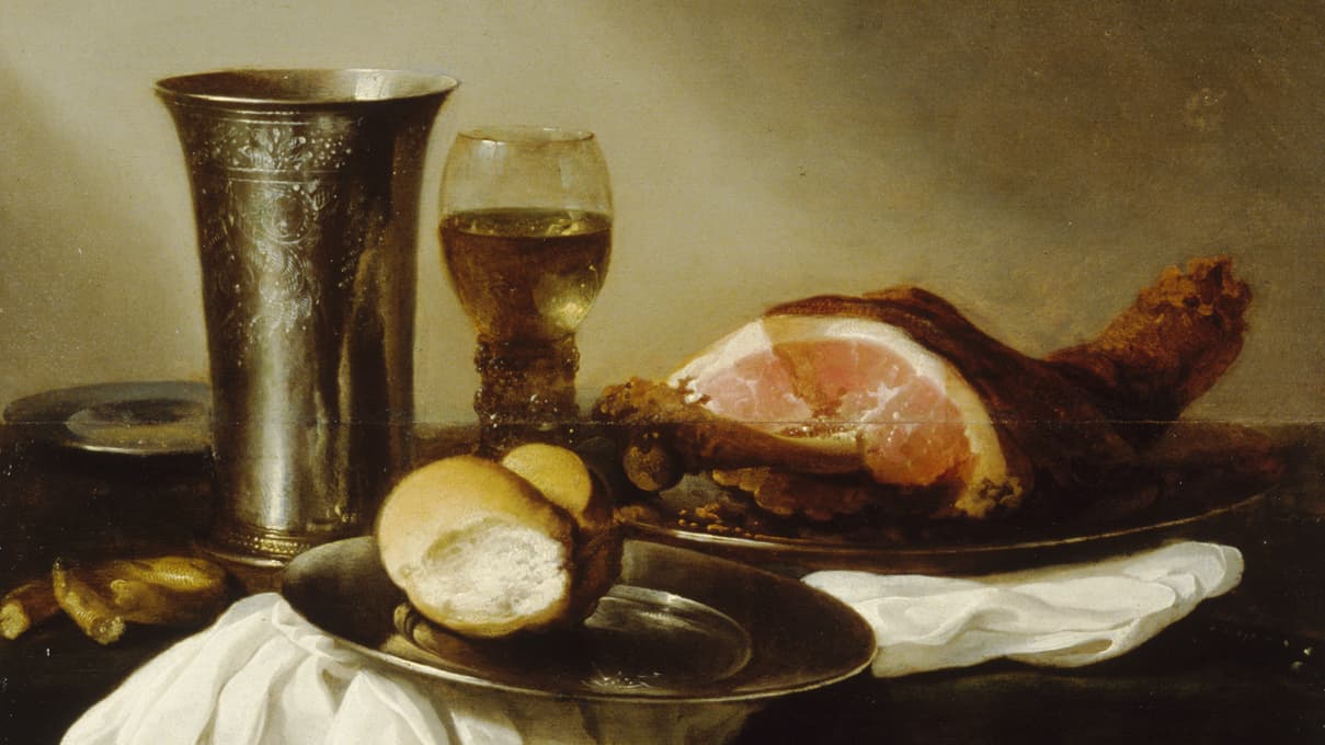 Pieter Claesz, Breakfast Piece, 1640-1649. Acquired by Henry Walters, acc. no. 37.1984
