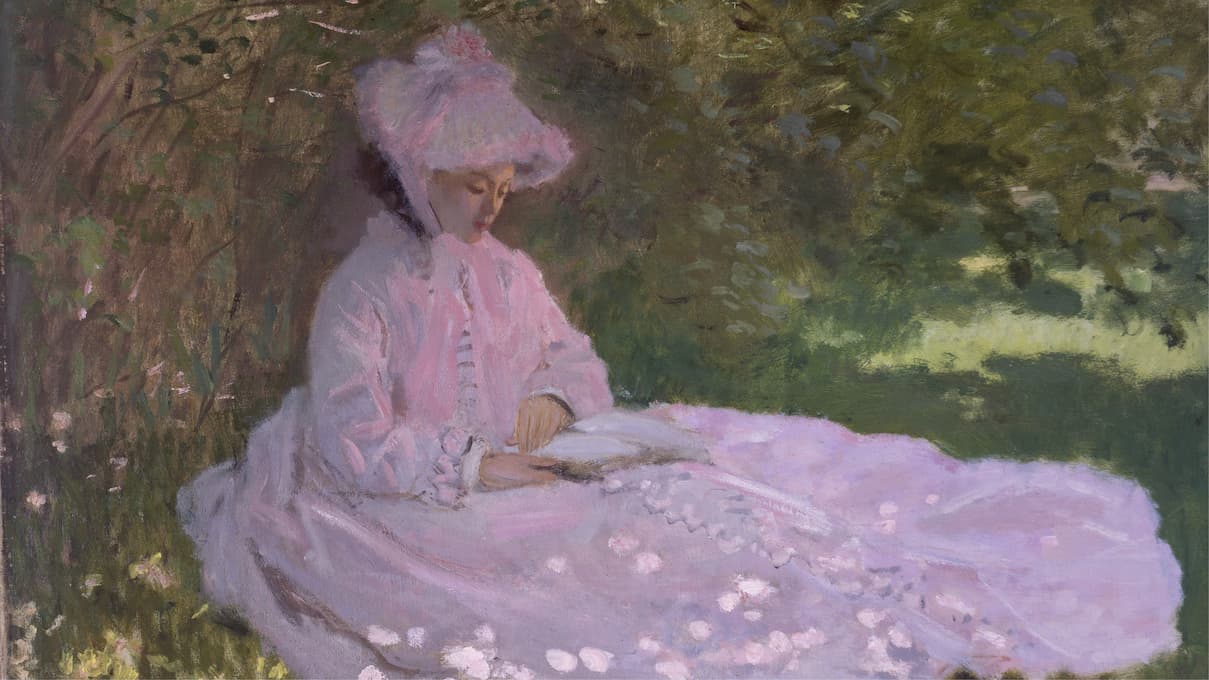 Springtime, painting by Monet.