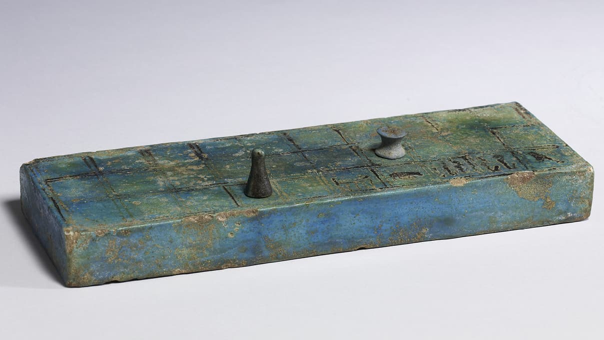 Senet Board, 1307-1070 BCE (New Kingdom). Acquired by Henry Walters, 1923, 48.408