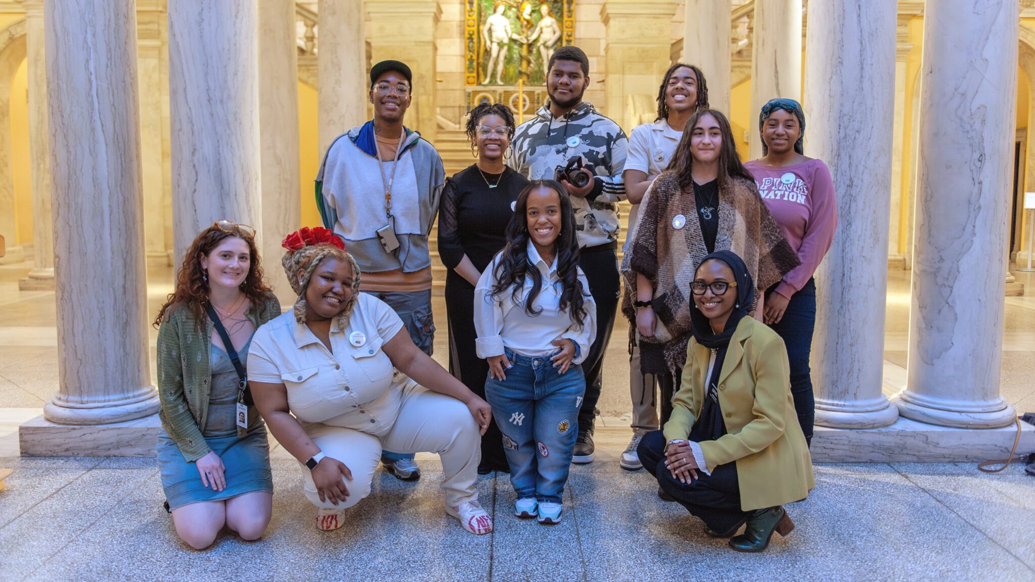 teen photographers at the museum