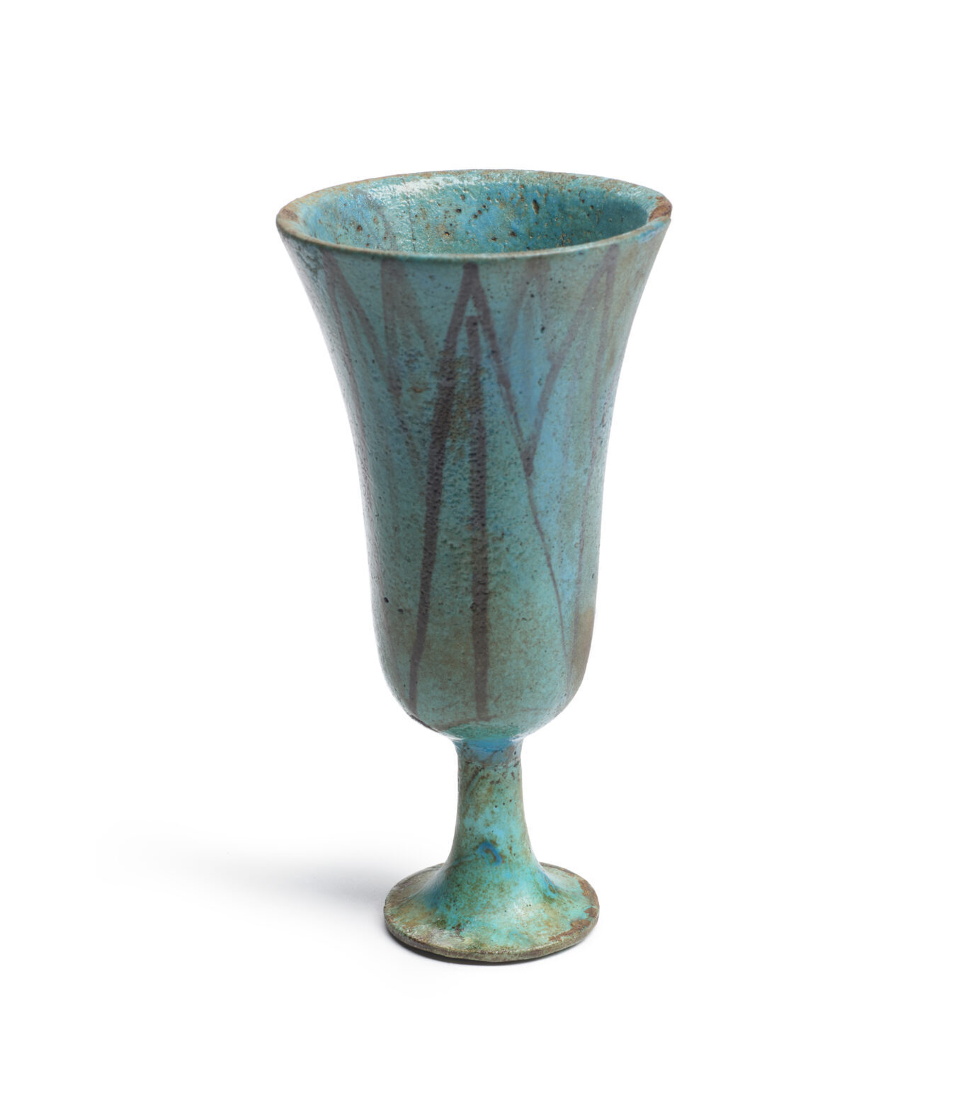 Lotus-Shaped Chalice, Egypt, 1290–1070 BCE.