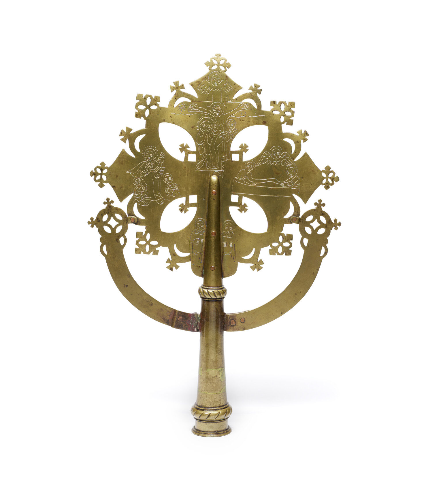 Processional Cross, Ethiopia, late 18th century.
