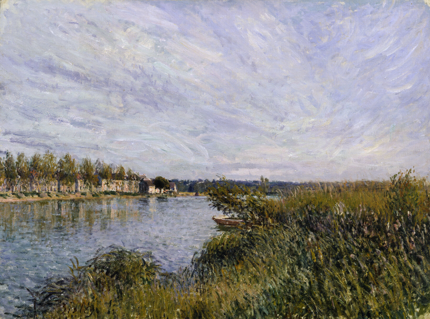 Alfred Sisley, View of Saint-Mammès, 1881
